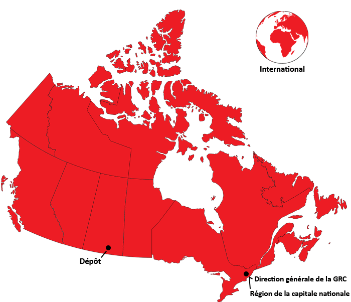 Carte du Canada