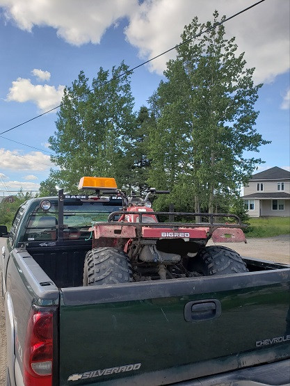 A Honda Big Red was seized and impounded following a traffic stop in Glovertown on June 24, 2020.