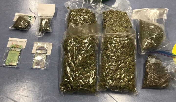 Gander RCMP seizes five pounds of cannabis and some cash following a traffic stop conducted on August 25, 2020.