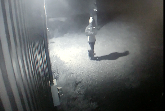 This individual was captured on surveillance at the Green Depot in St. Anthony at the time of the break and enter.