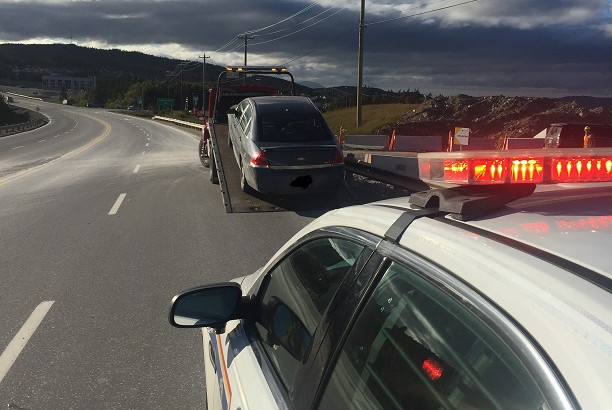 RCMP Traffic Services West seized a Chevrolet Impala in Corner Brook following a traffic stop conducted on September 24, 2020.