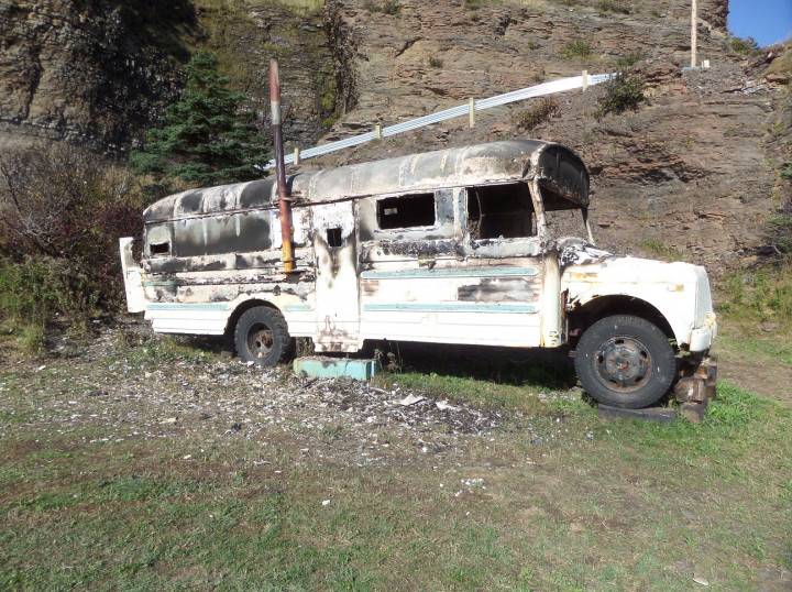 A bus that was converted into a camper was set on fire on Bell Island between October 5-6, 2020.
