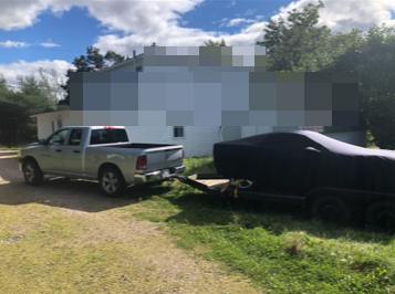 This truck, car and trailer combination was stolen from a residential property in Holyrood between August 29 - September 7, 2020.