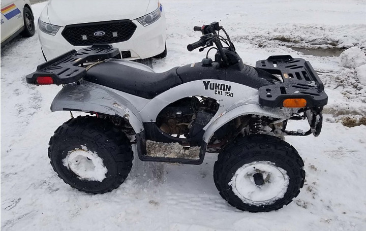 This ATV was seized by Grand Falls-Windsor RCMP on February 17, 2021.