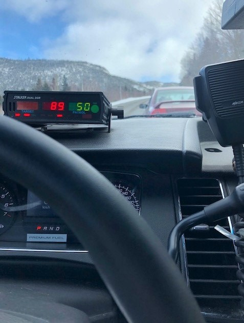 Traffic Services West seized this vehicle and ticketed the driver on March 2, 2021 for driving 39 km/hr over the posted limit and not having a valid driver's licence or insurance.