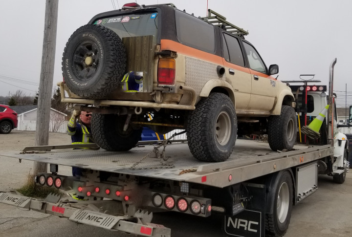 RCMP Traffic Services West conducted traffic enforcement in the Stephenville area on April 29, 2021 and seized this sport utility vehicle (SUV).