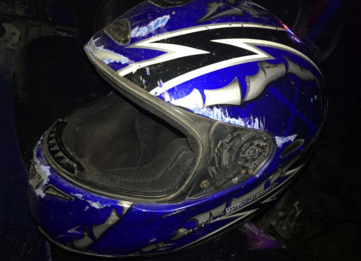 This is one of the helmets was worn during an ATV crash on Harvey Street in Harbour Grace on May 1, 2021.