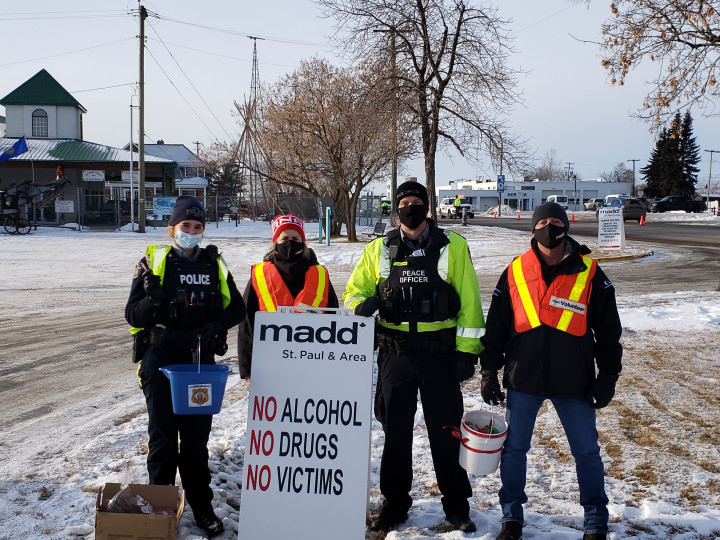Photos from St. Paul enforcement and education check stop 