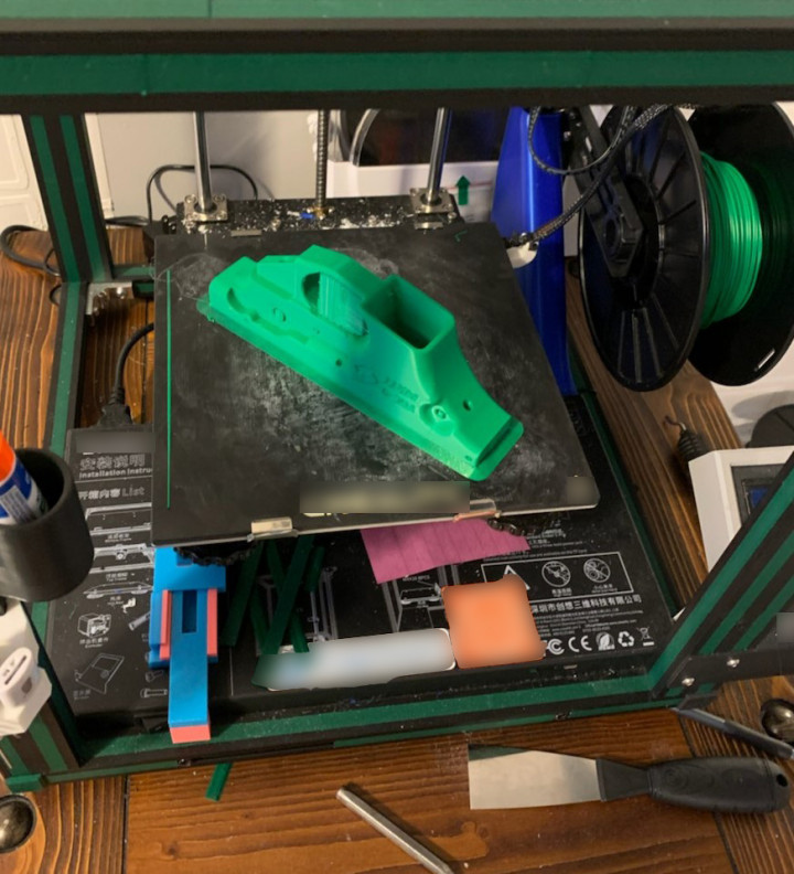 Carcasse inférieure d'une arme à feu fabriquée avec une imprimante 3D