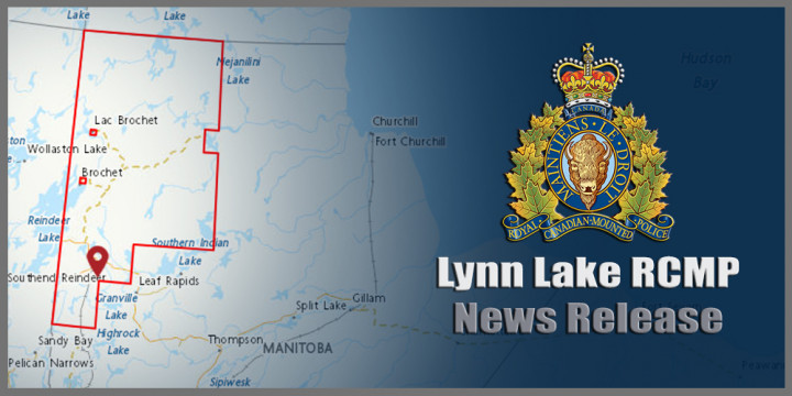 Lynn Lake RCMP News Release sign