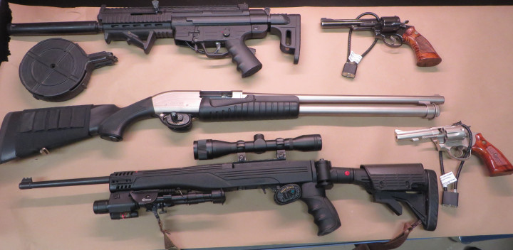 seized firearms 