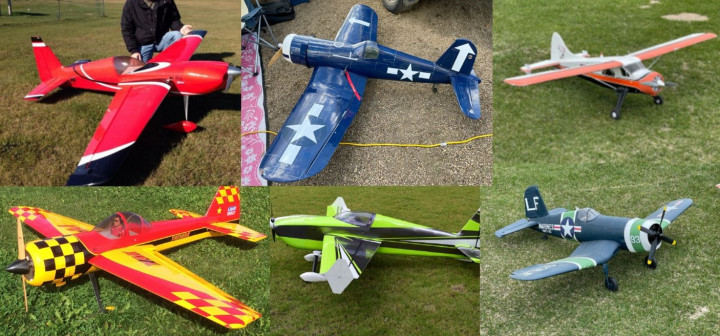 Photos de maquettes d'avions volées